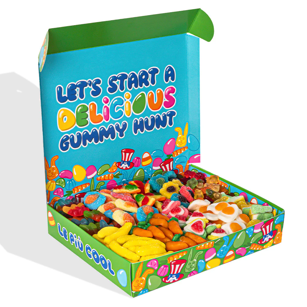 3 Wunnie box “Happy Easter”, 3 Candy box da comporre con le tue caramelle gommose preferite - Image 3