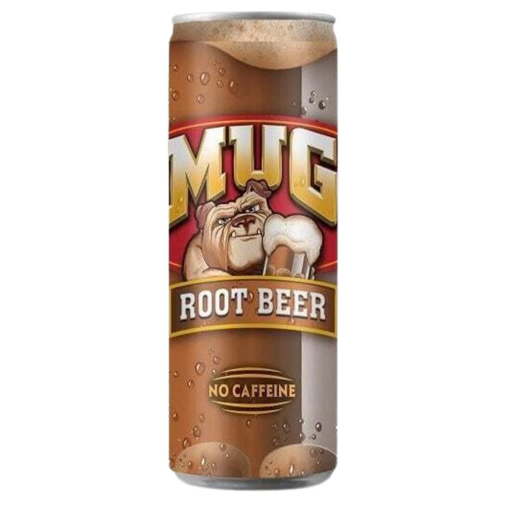 Mug Root Beer Caffeine Free, birra analcolica da 330 ml