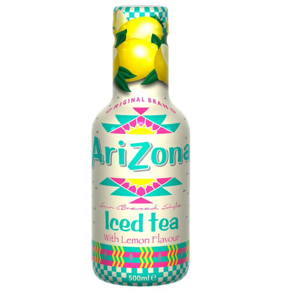 Arizona Iced Tea Lemon, tè nero al limone da 500ml