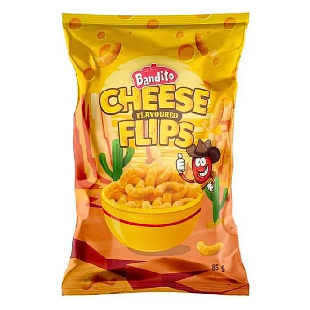 Bandito Cheese Flips, puffs al formaggio da 85g