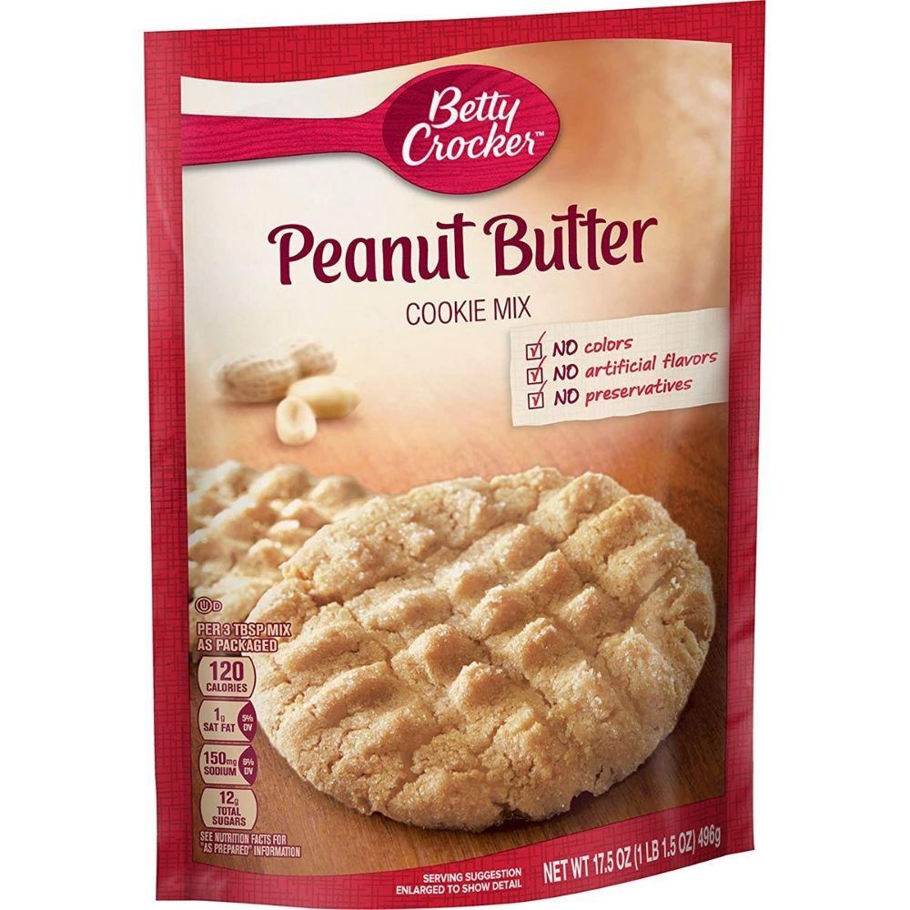 Betty Crocker Cookie Mix Peanut Butter Maxi, preparato per biscotti al burro d'arachidi da 400g