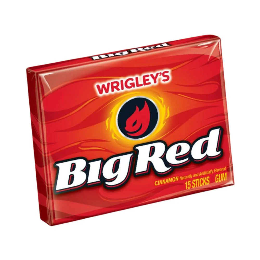 Wrigley's Big red, gomme da masticare piccanti al gusto di cannella da 37,5g