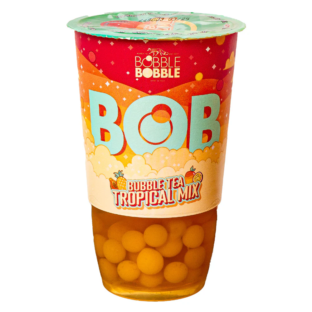 Bob Bubble Tea Tropical Mix, bubble tea al gusto di frutti tropicali da 360ml