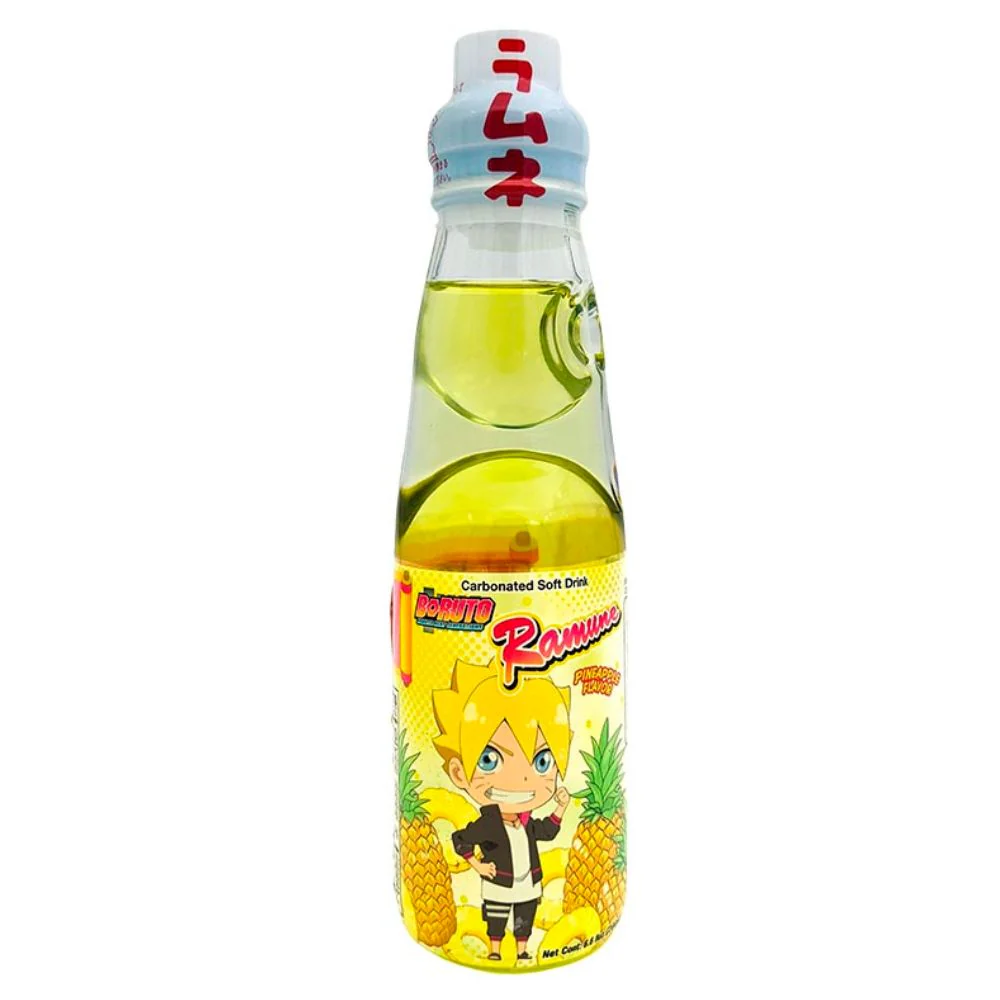 Boruto Ramune Pineapple, bevanda al gusto di ananas da 200ml