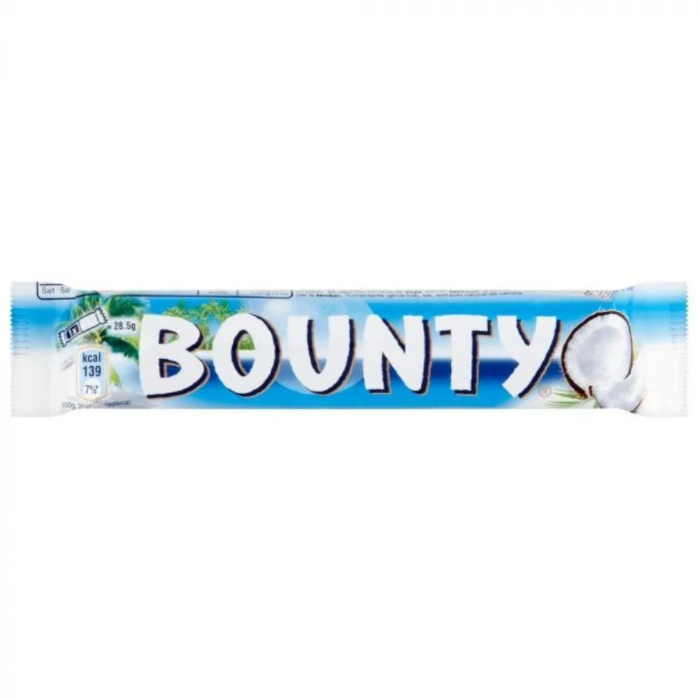 Bounty, barretta al cioccolato ripiena al cocco da 57g