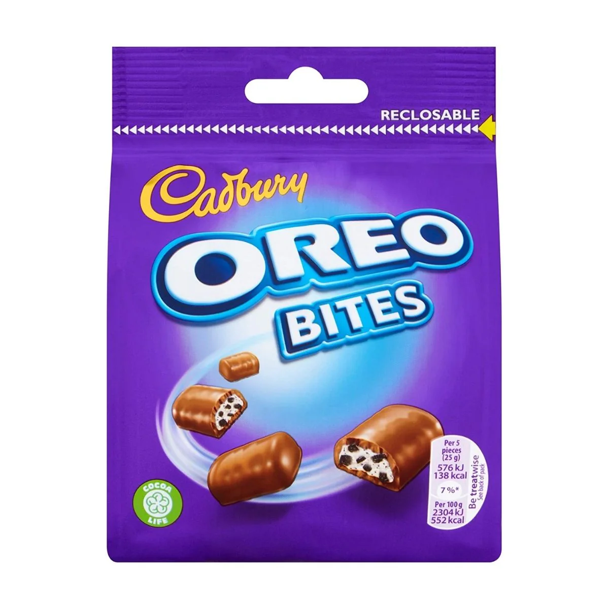 Cadbury Oreo Bites, cioccolatini ripieni di crema oreo da 95g