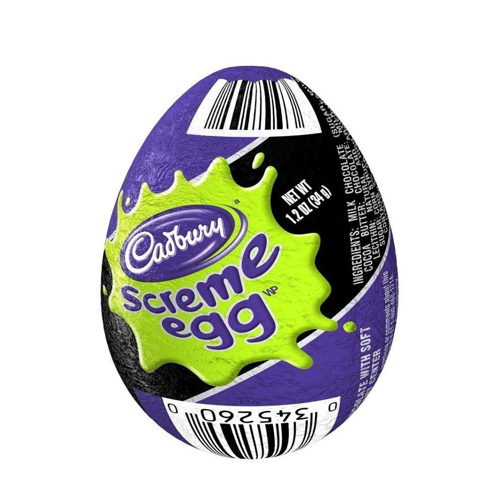 Cadbury Screme Egg, uovo di cioccolato al latte con cuore morbido da 34g
