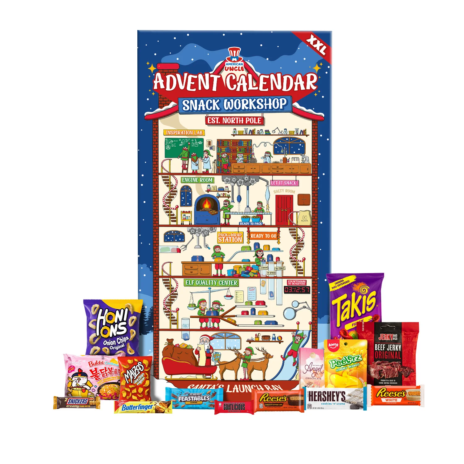Snack Workshop XXL, Calendario dell’Avvento XXL da oltre 24 snack dolci e salati da tutto il mondo - Image 3