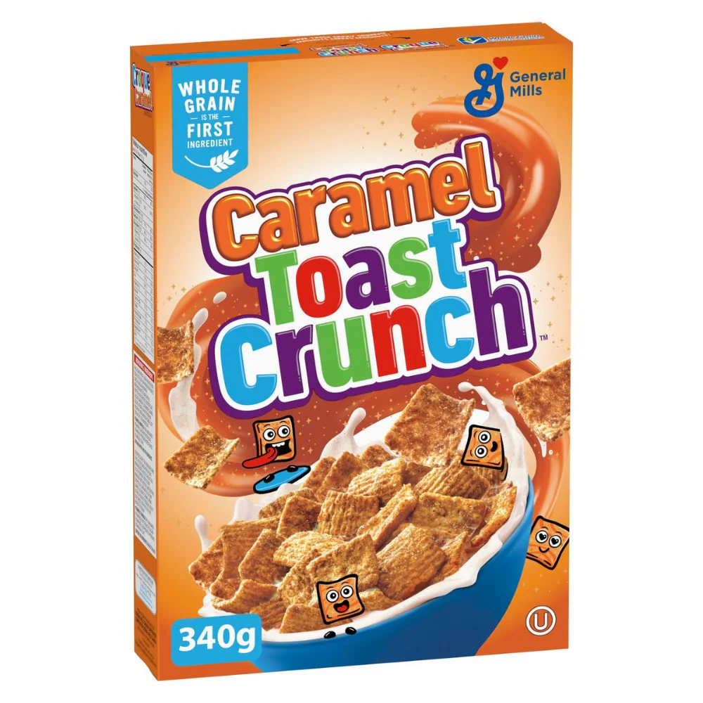 Caramel Toast Crunch, cereali alla cannella e caramello da 340g