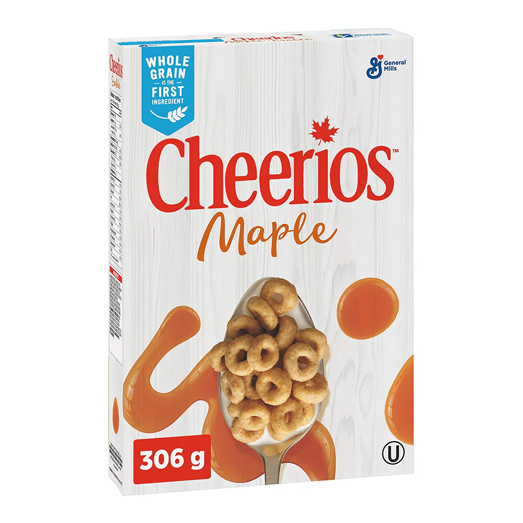 Cheerios Maple, cereali allo sciroppo d'acero da 306g