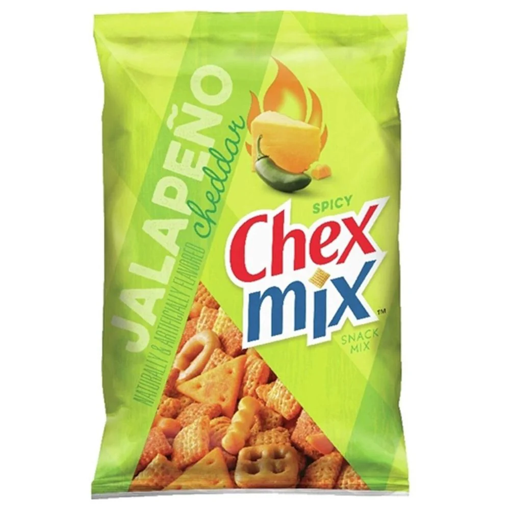 Chex Mix Jalapeño Cheddar, mix di salatini al formaggio e jalapeño da 248g