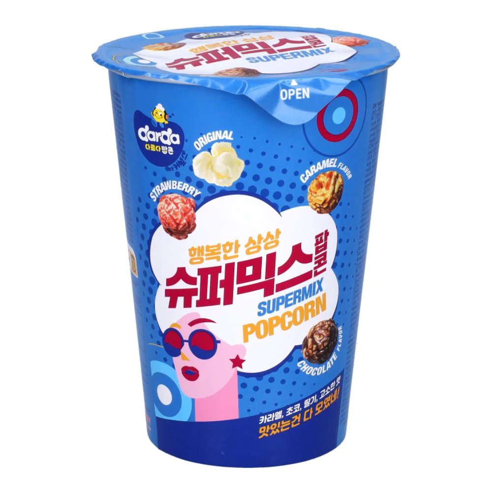 Popcorn Supermix, popcorn con gusti misti da 55g