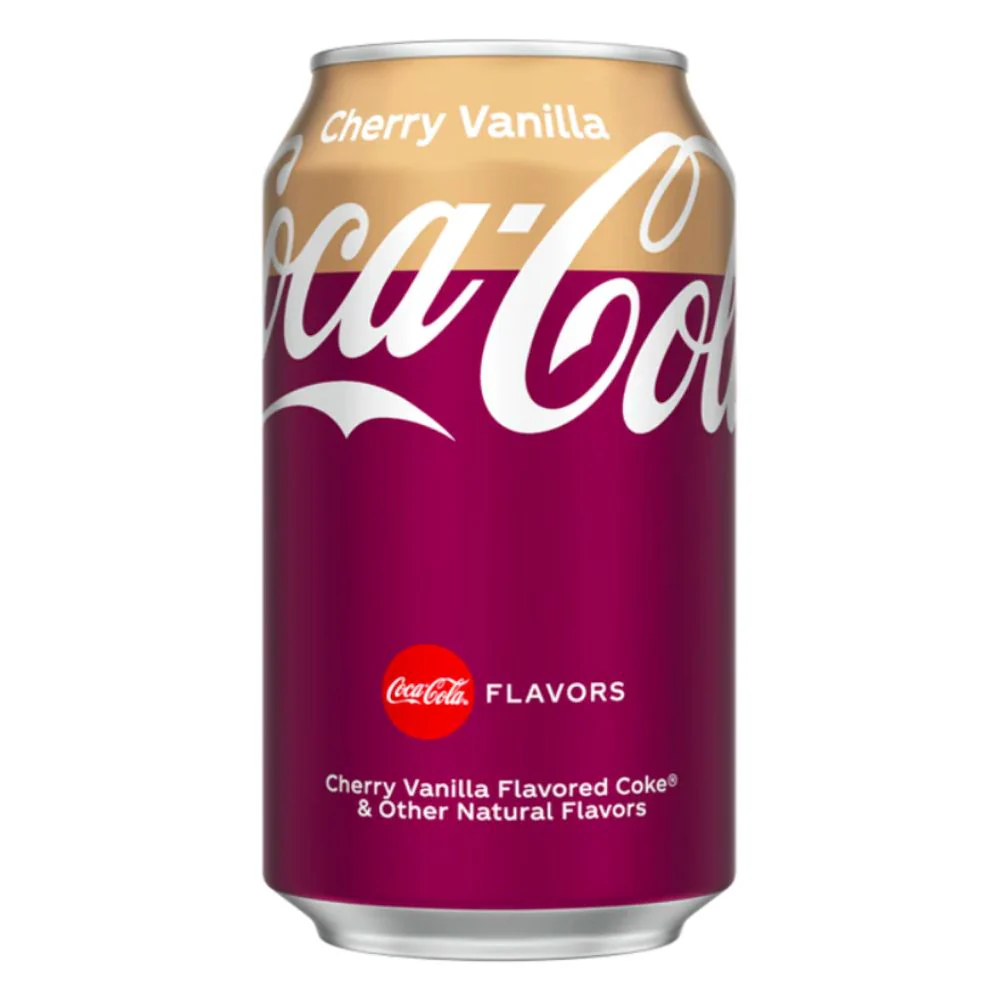 Coca-Cola Cherry Vanilla, coca cola al gusto di ciliegia e vaniglia da 355ml