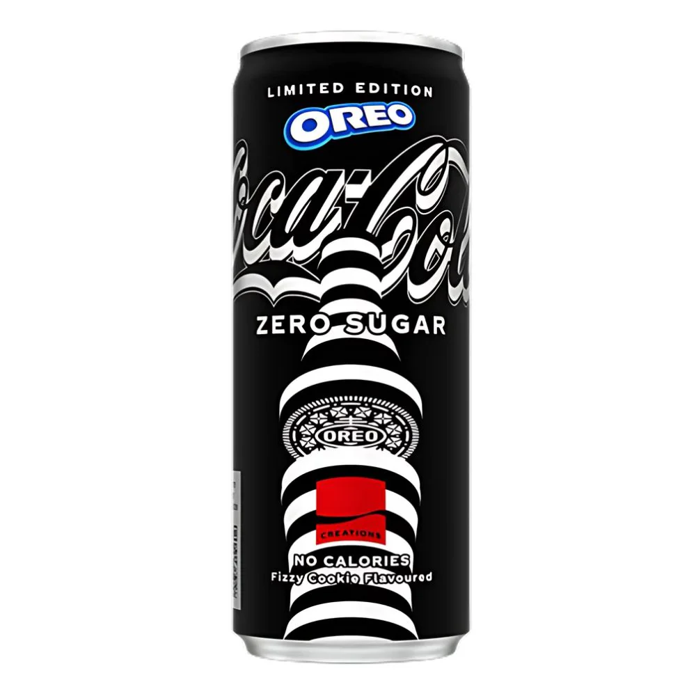 Coca Cola Oreo Limited Edition Zero Sugar, bevanda al gusto oreo da 250ml