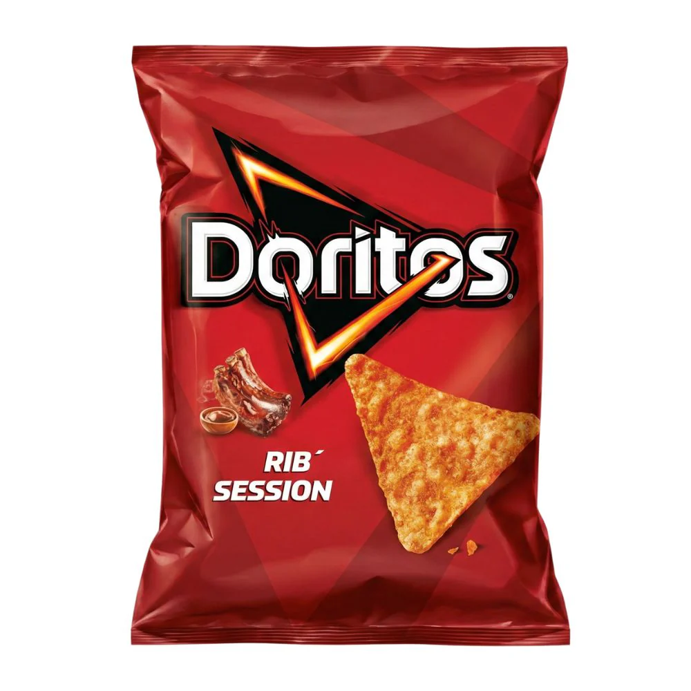 Doritos Rib' Session, nachos al gusto di barbecue da 140g