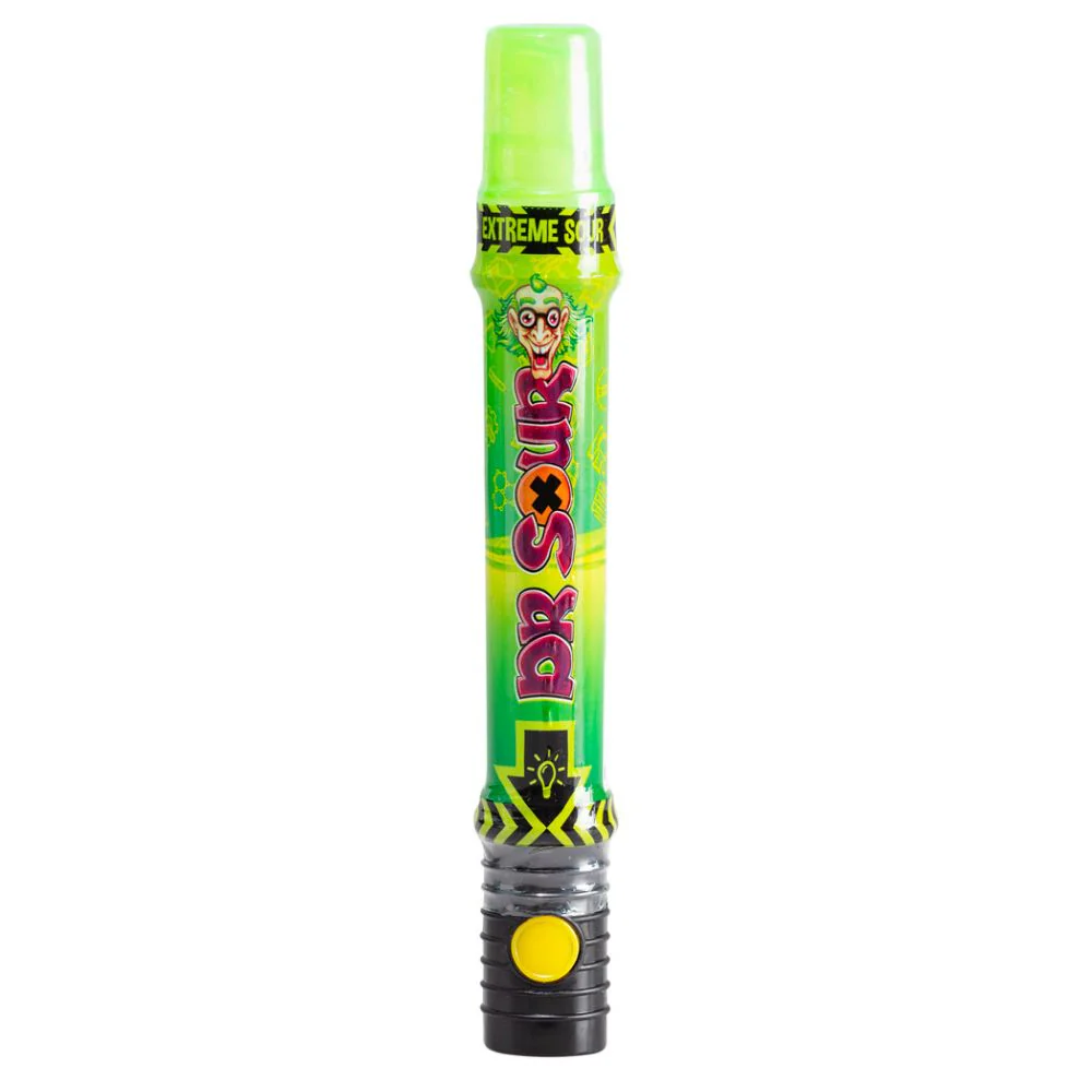 Dr. Sour Blast Spray, caramella spray luminosa aspra al gusto di frutta da 26g
