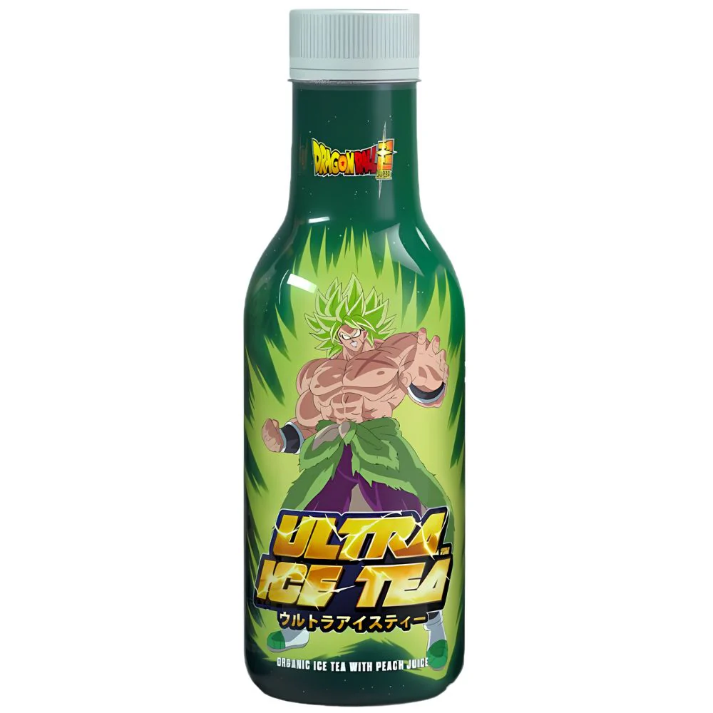 Dragon Ball Ice Tea Super Broly, tè alla pesca da 500ml