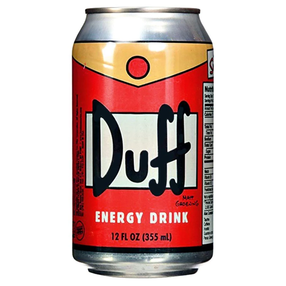 Duff Energy Drink, bevanda energetica alla frutta da 355 ml