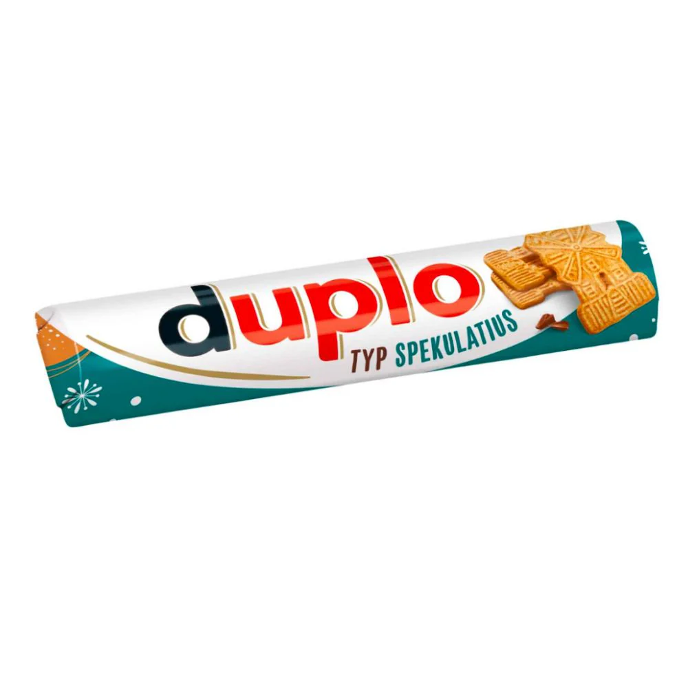 Duplo Spekulatius, barretta di biscotto speziato ricoperto di cioccolato da 18g