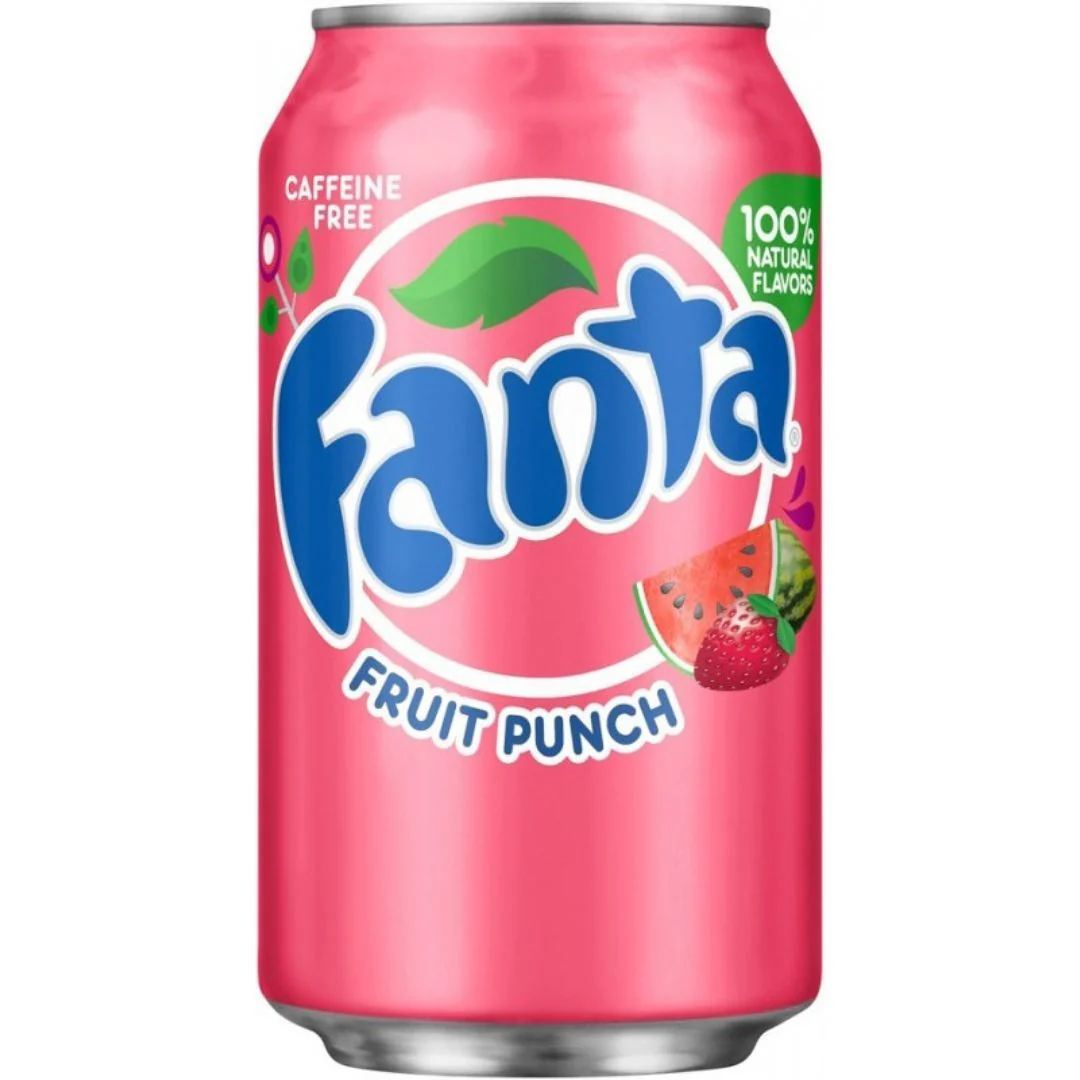 Fanta Fruit Punch, bevanda alla frutta da 355 ml
