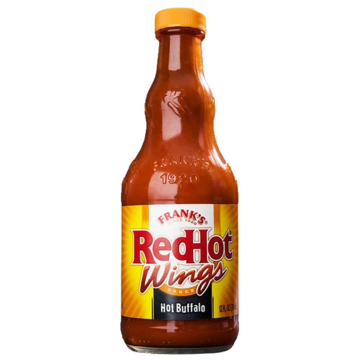 Franck's Red Hot Wings Souce Hot Buffalo, salsa piccante al gusto di alette di pollo da 354ml
