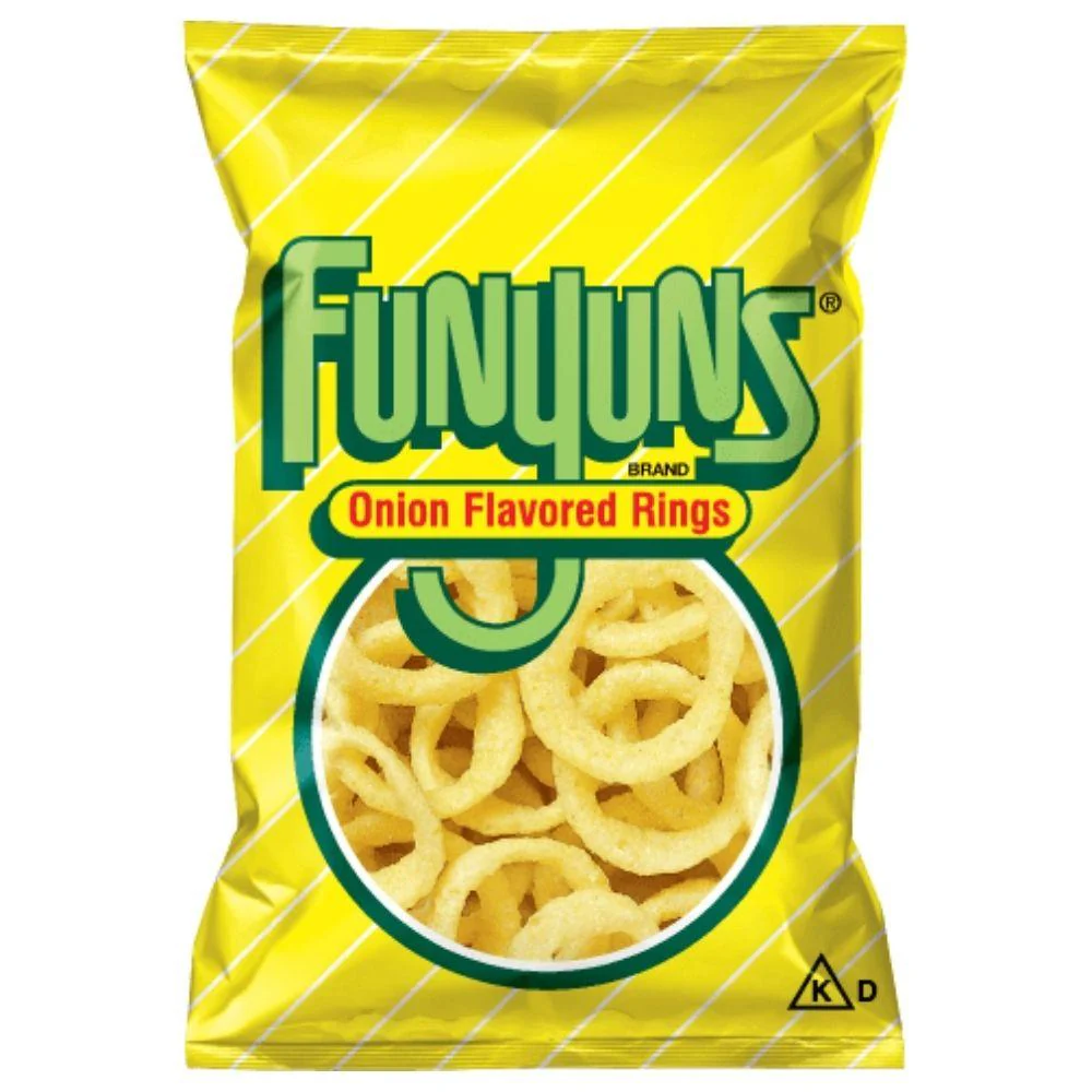 Funyuns Onion Flavored Rings Big Pack, anelli di cipolla da 163g
