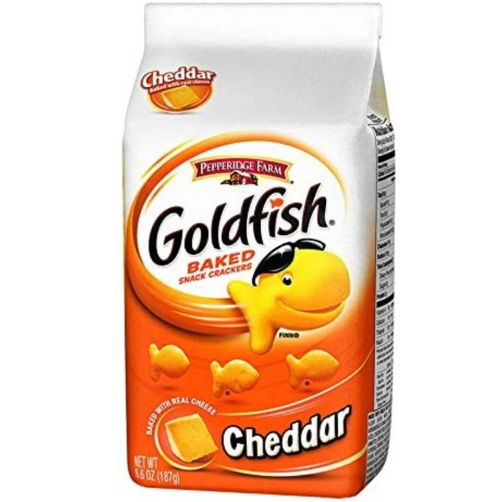 Goldfish Cheddar Cracker, cracker al formaggio da 187g