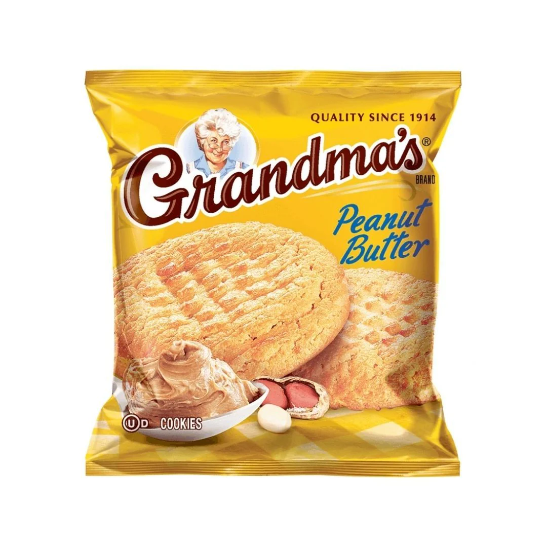 Grandma's Peanut Butter, biscotti ripieni al burro d'arachidi da 71g