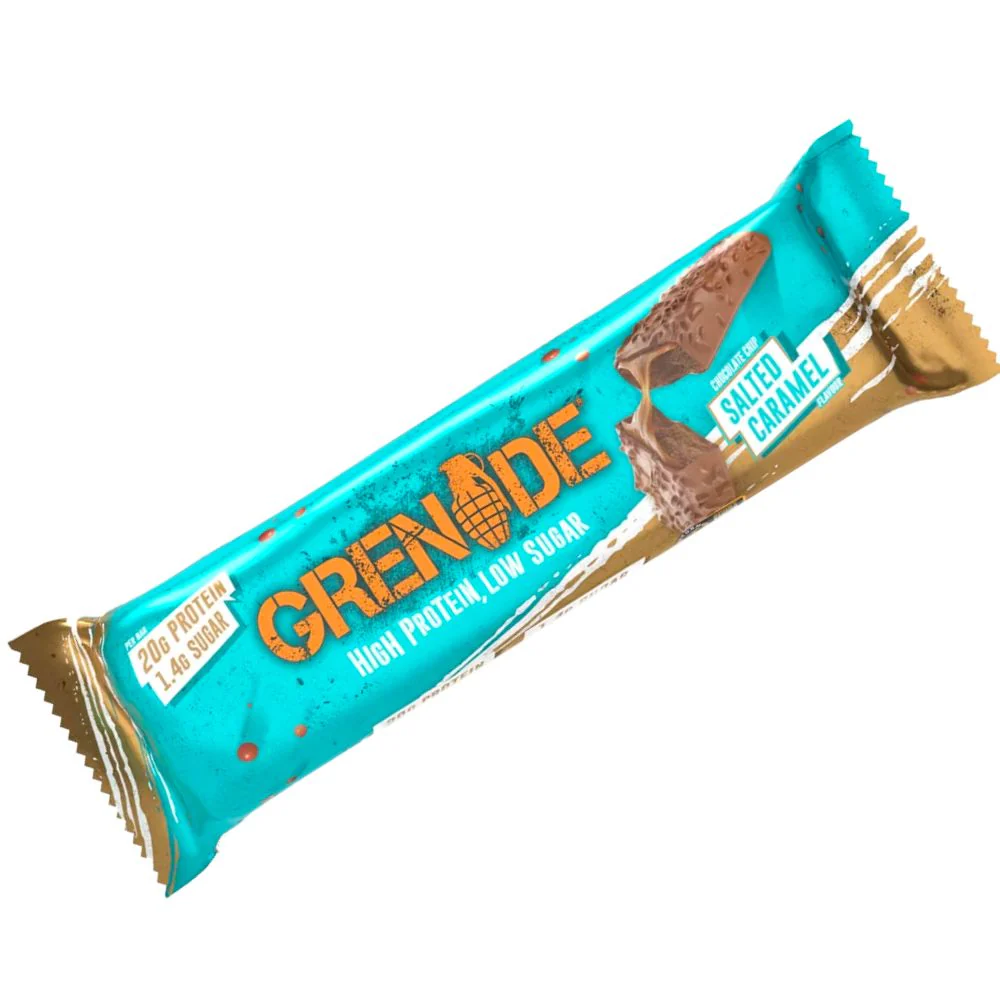 Grenade Salted Caramel, barretta proteica al gusto di caramello salato da 60g