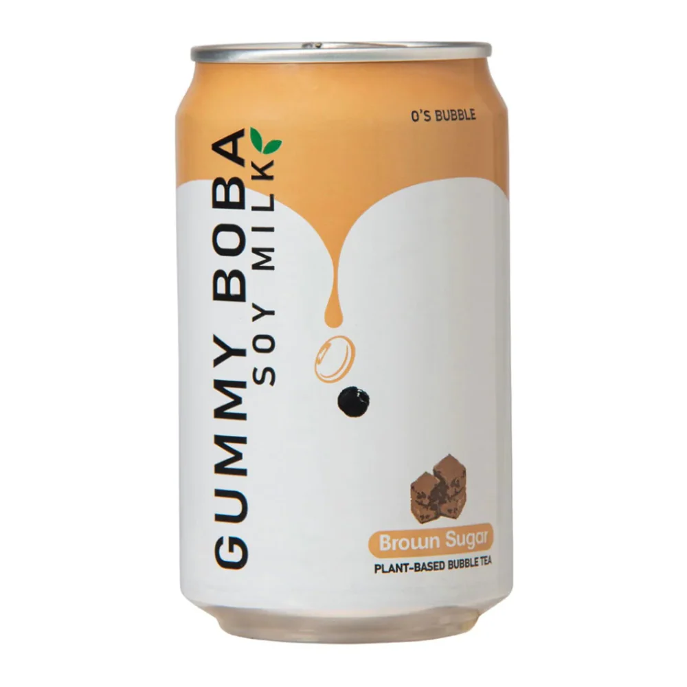 Gummy Boba Soy Milk Brown Sugar, bevanda con latte di soia e zucchero di canna da 315ml