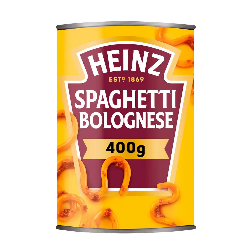 Heinz spaghetti Bolognese, spaghetti alla bolognese da 400g