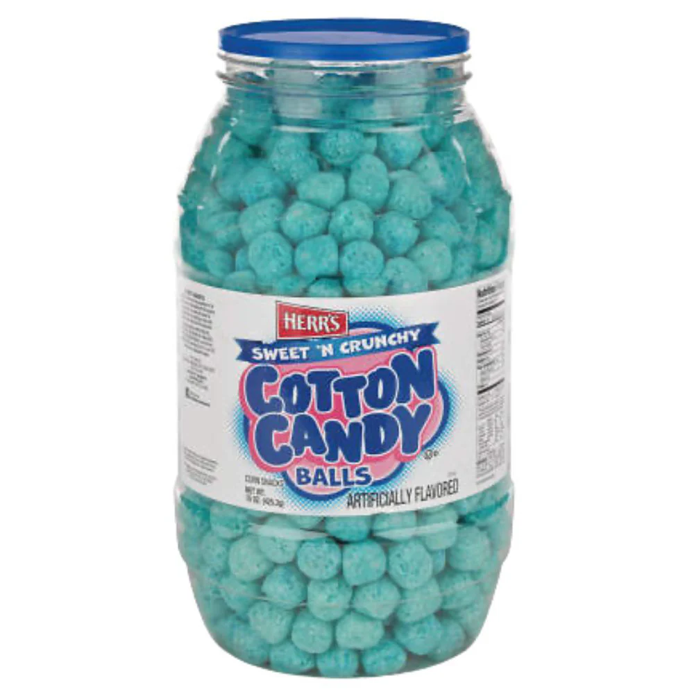 Herr's Cotton Candy Balls, patatine al gusto di zucchero filato da 510g