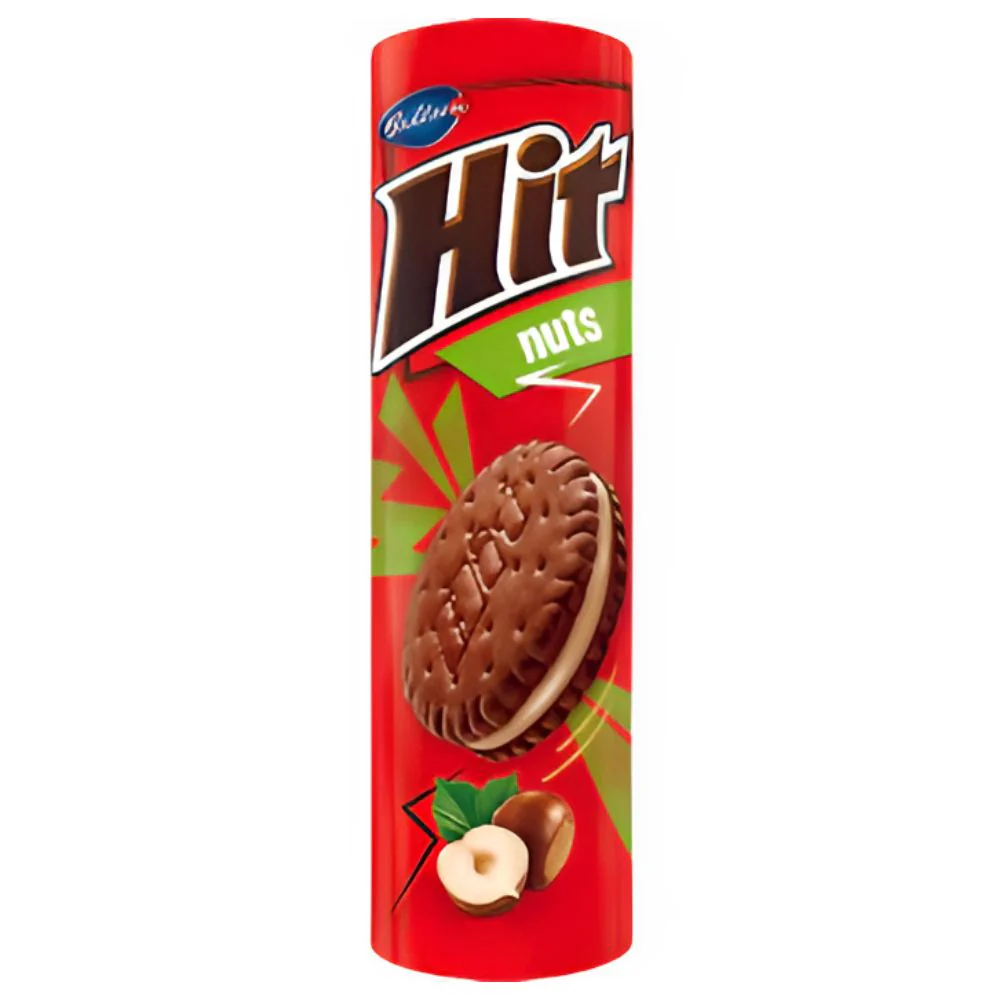 Hit Cookies Hazelnut, biscotti con crema alla nocciola da 220g