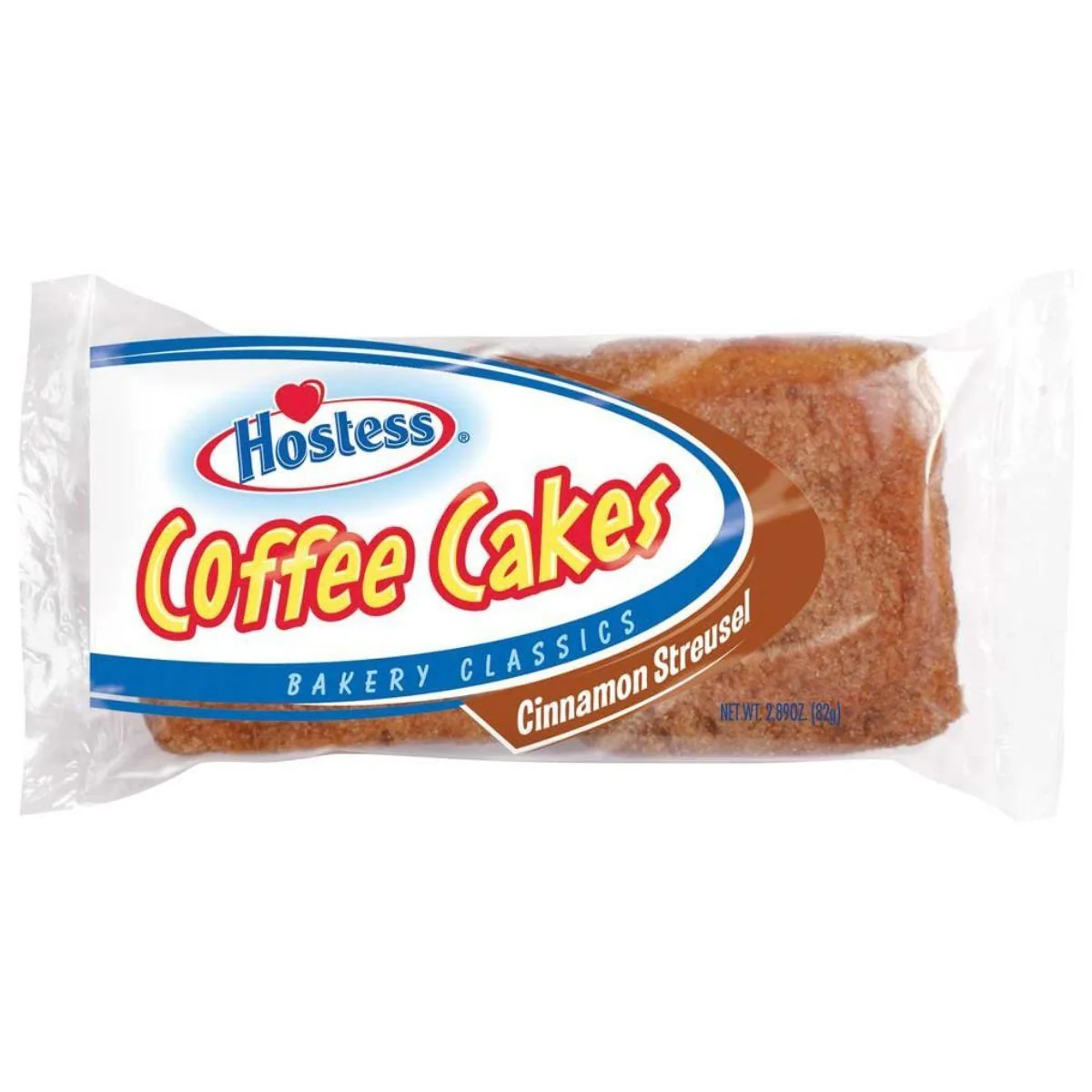 Hostess Coffee Cake Cinnamon Streusel, merendina al caffè aromatizzata alla cannella da 82g