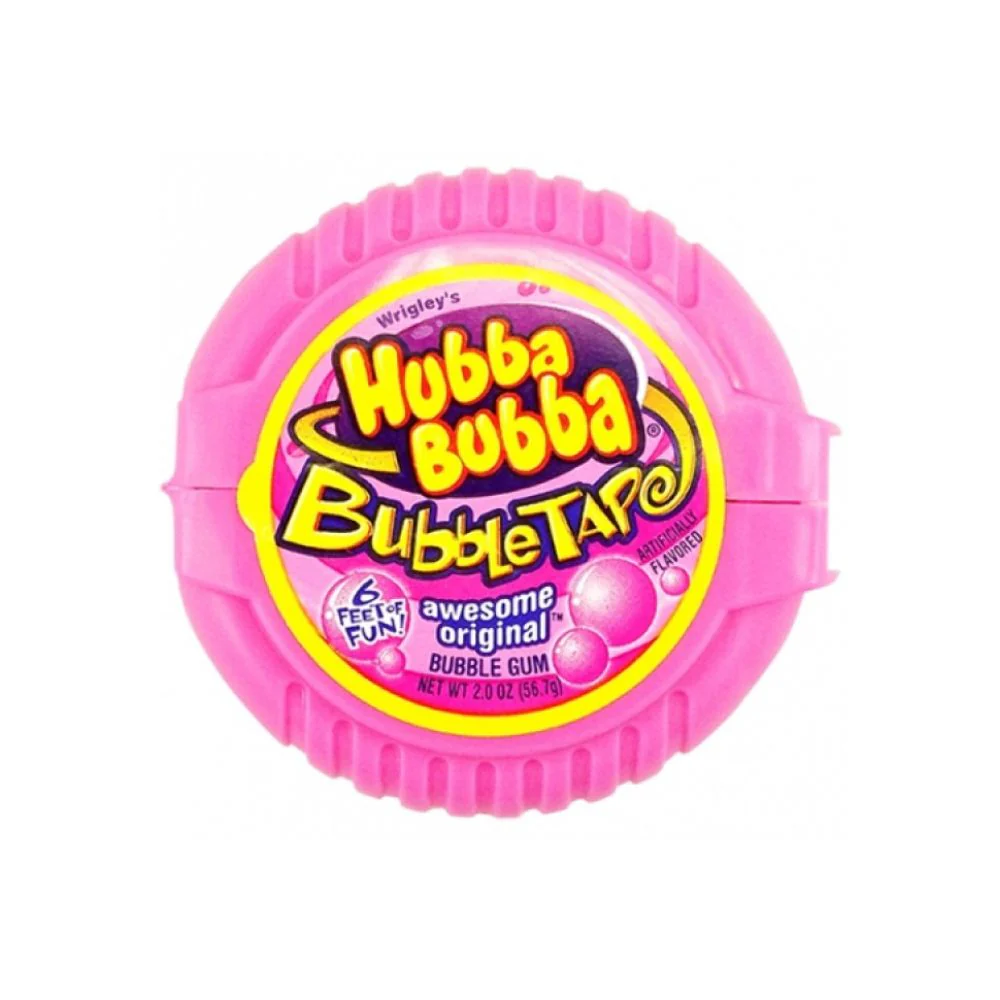 Hubba Bubba Bubble Tape Original Mexican Edition, gomma da masticare alla frutta da 56g