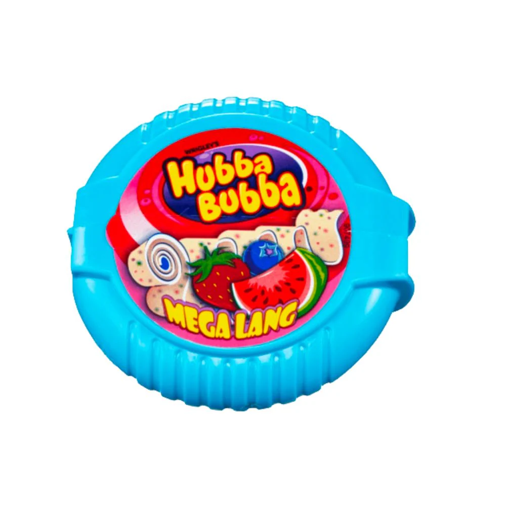 Hubba Bubba Tape Triple Mix, gomma da masticare alla frutta da 56g
