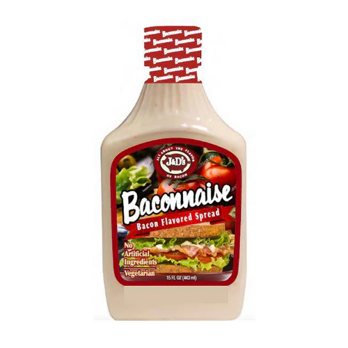 J&D's Baconnaise Spread, confezione di salsa maionese al bacon da 443ml