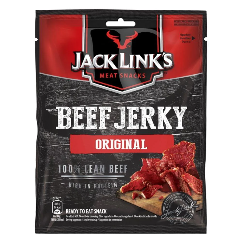 Jack Link's Beef Jerky Original da 70g, carne essiccata