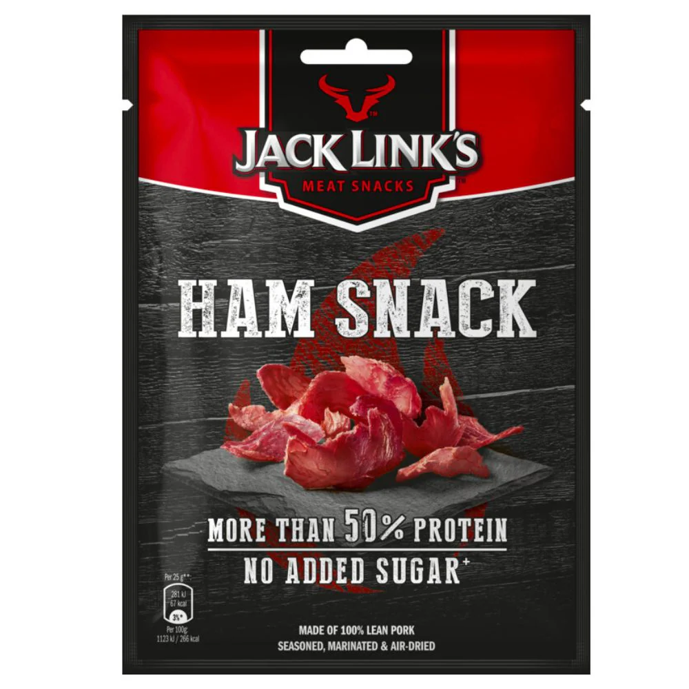 Jack Link's Ham Snack, prosciutto essiccato da 25g