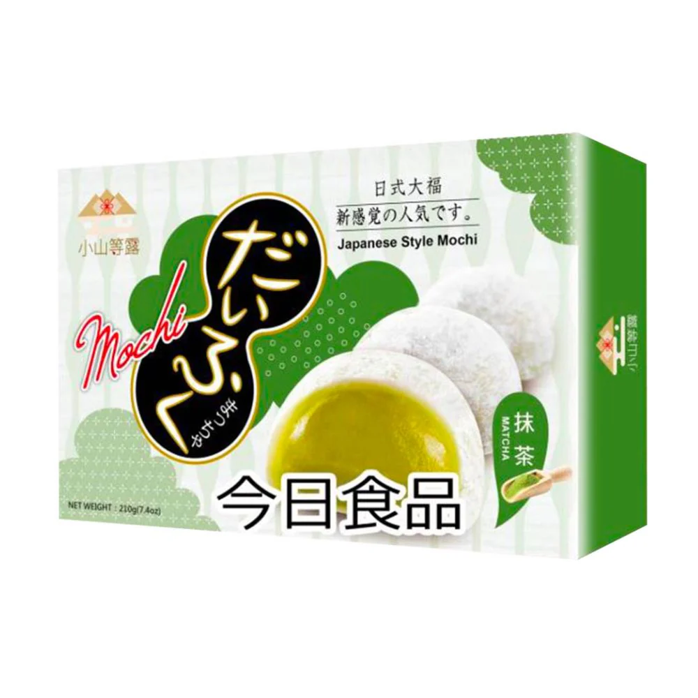 Yi Xi Food Japanese Mochi Matcha, mochi ripieni di crema matcha da 210g