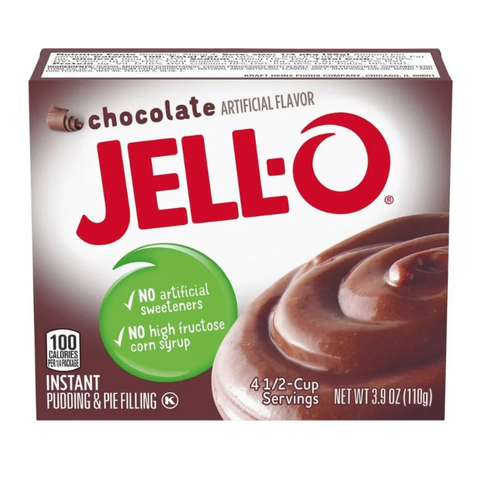Jell-o Chocolate Dessert, preparato per gelatina dolce al cioccolato da 110g