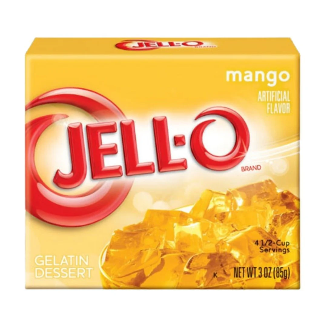 Jell-o Mango, preparato per gelatina dolce al mango da 85g