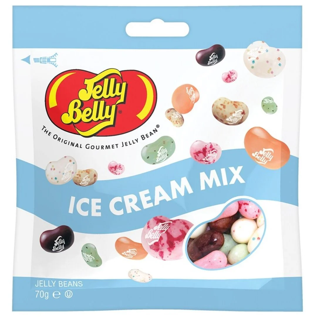Jelly Belly Ice Cream Mix, caramelle al gusto di gelato da 70g