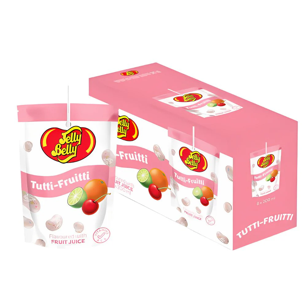 Jelly Belly Tutti Fruitti, succo di frutta da 200ml (confezione da 8)