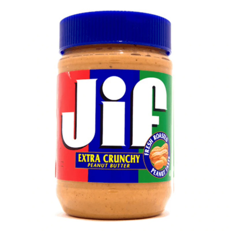 Jif Extra Crunchy Peanut Butter, crema spalmabile crunchy al burro d'arachidi da 454g