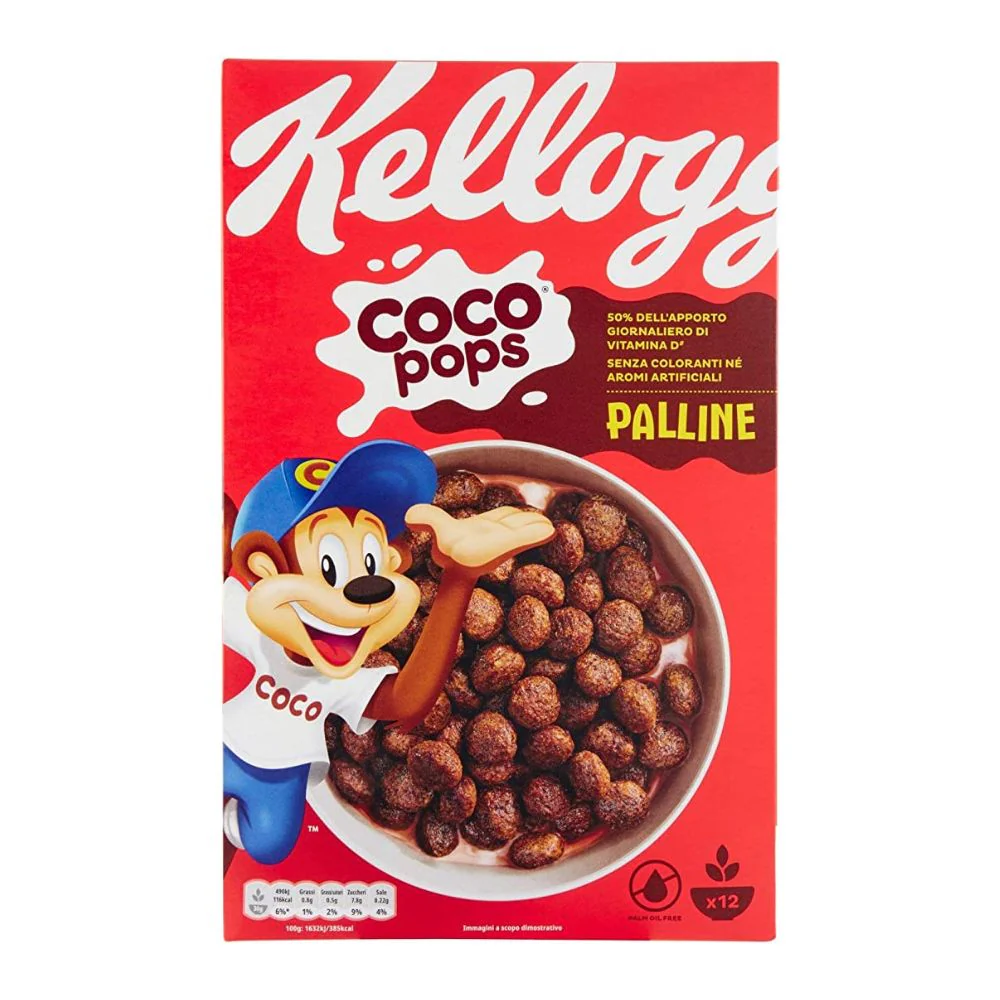 Kellogg's Coco Pops, cereali al cioccolato da 365g