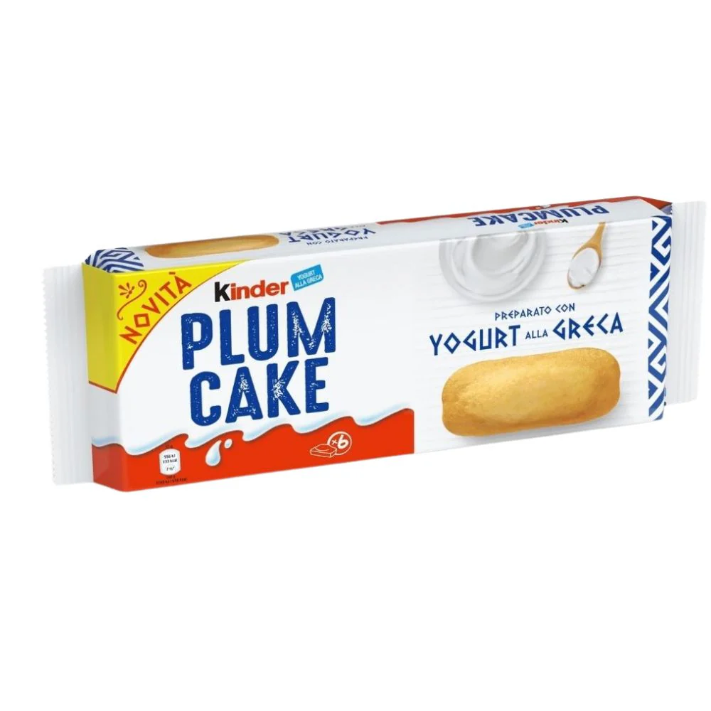 Kinder Plumcake, 6 merendine allo yogurt da 32g
