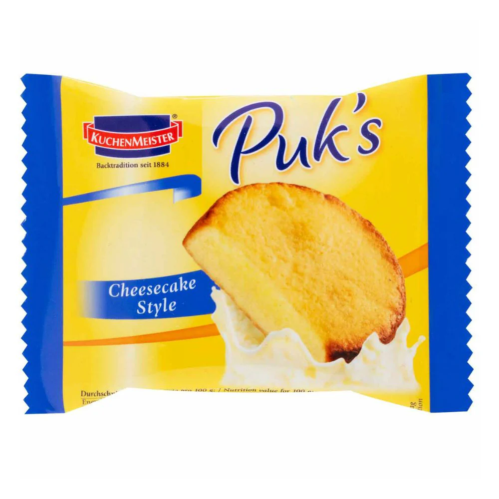 Puk’s Cheesecake Style, merendina al gusto di cheesecake da 75g