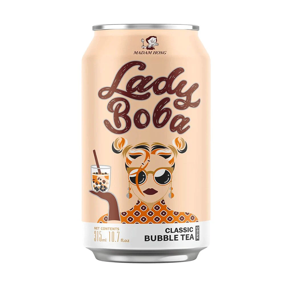 Lady Boba Classic Bubble Tea, thè con palline scoppiettanti da 315ml