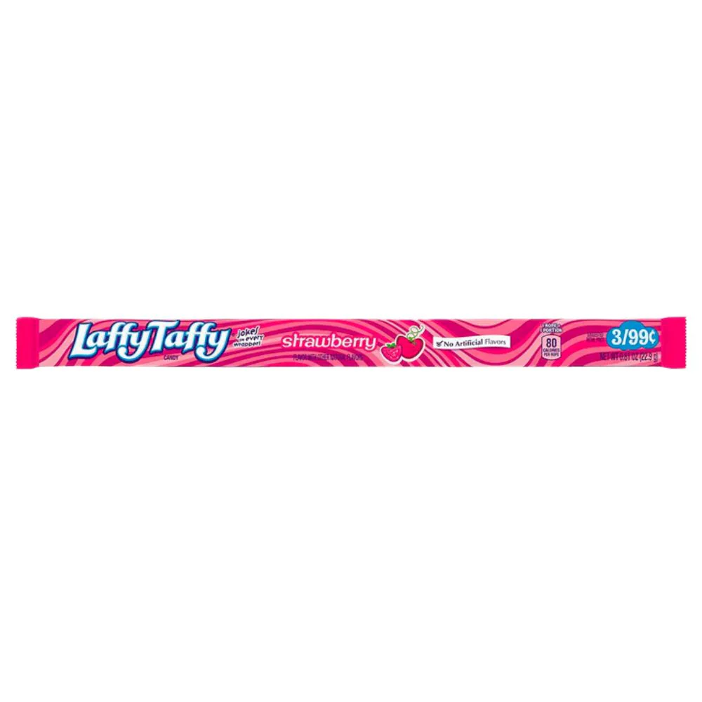 Laffy Taffy Strawberry, caramella gommosa alla fragola da 23g